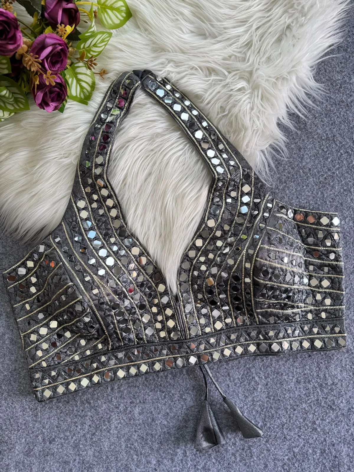 2026 Navratri South Silk Blouse 3