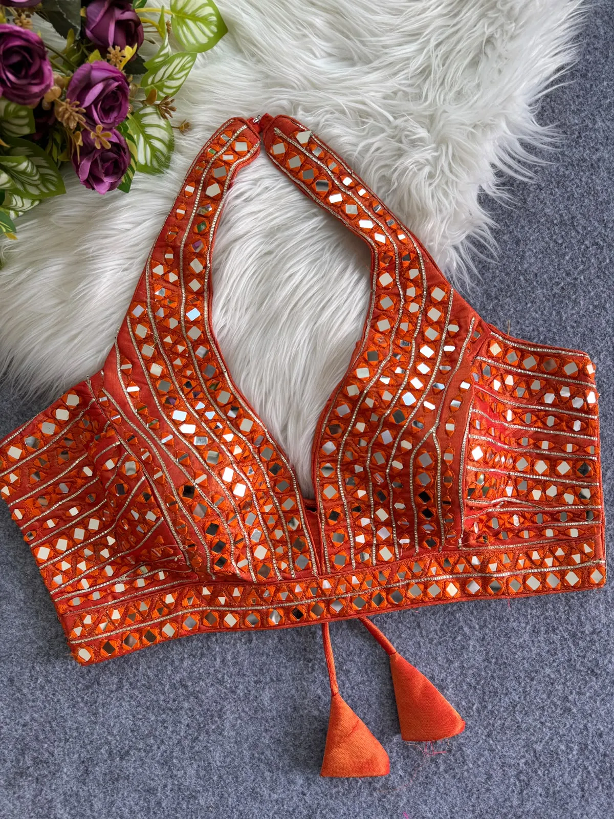2026 Navratri South Silk Blouse 5