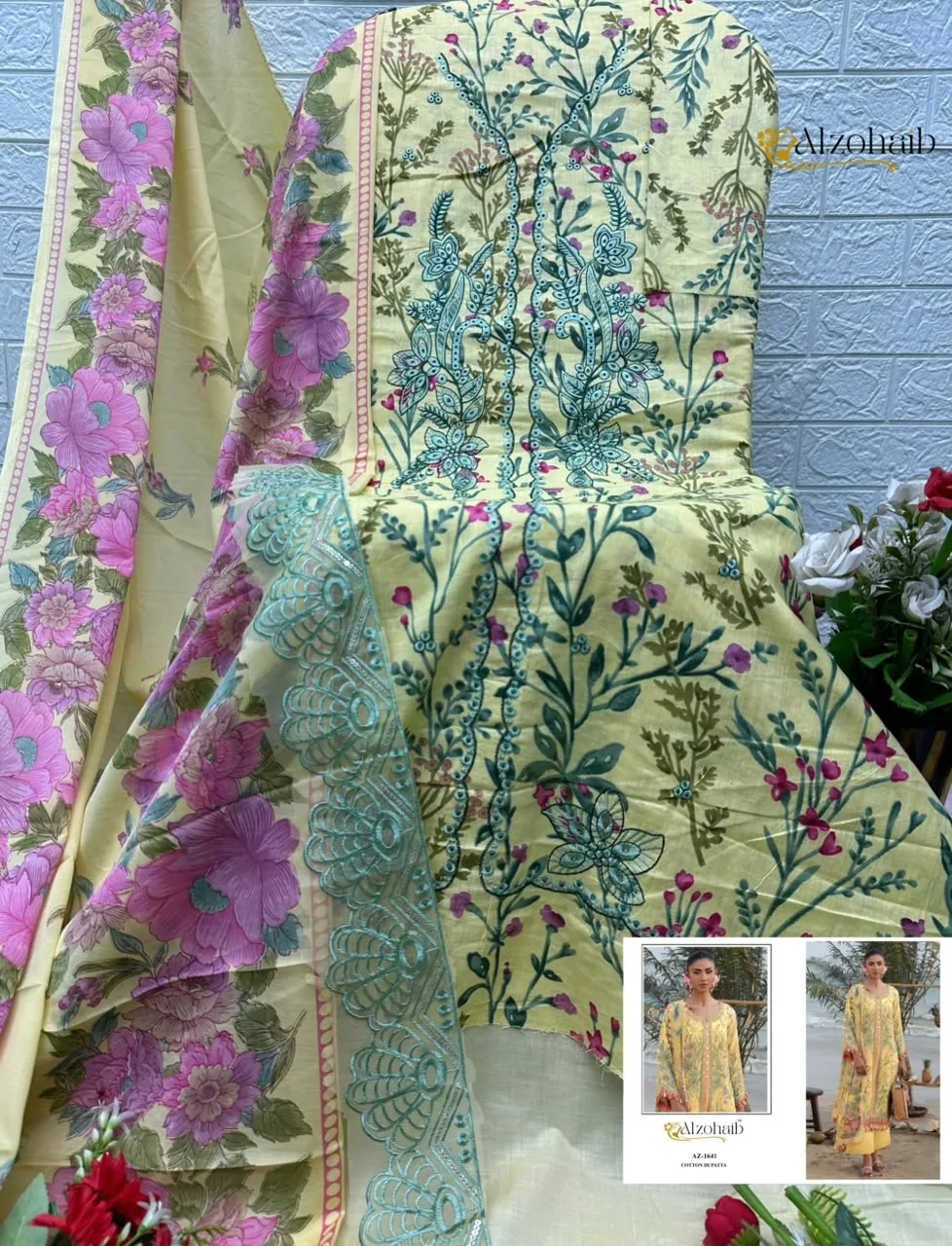 4 Az 1640 1641 1633 1646 Pure Cotton Pakistani Suits 5