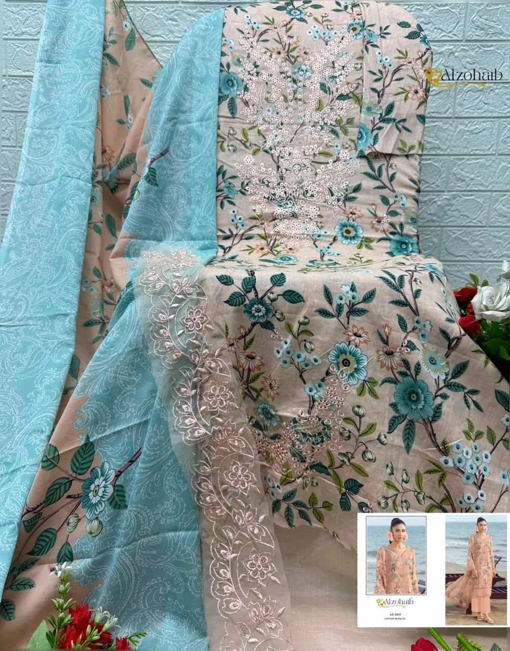 4 Az 1640 1641 1633 1646 Pure Cotton Pakistani Suits 6