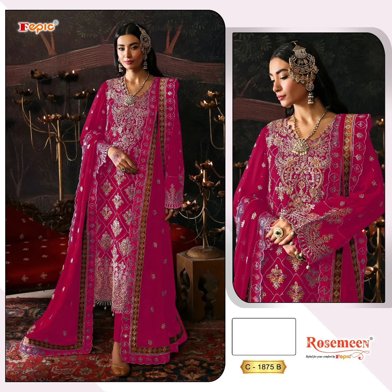 Fepic Brand Name: Fepic Chinon Pakistani Suits 2