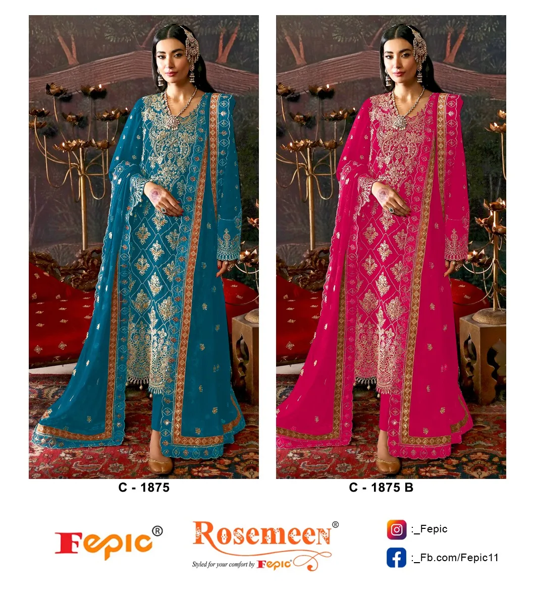 Fepic Brand Name: Fepic Chinon Pakistani Suits 3