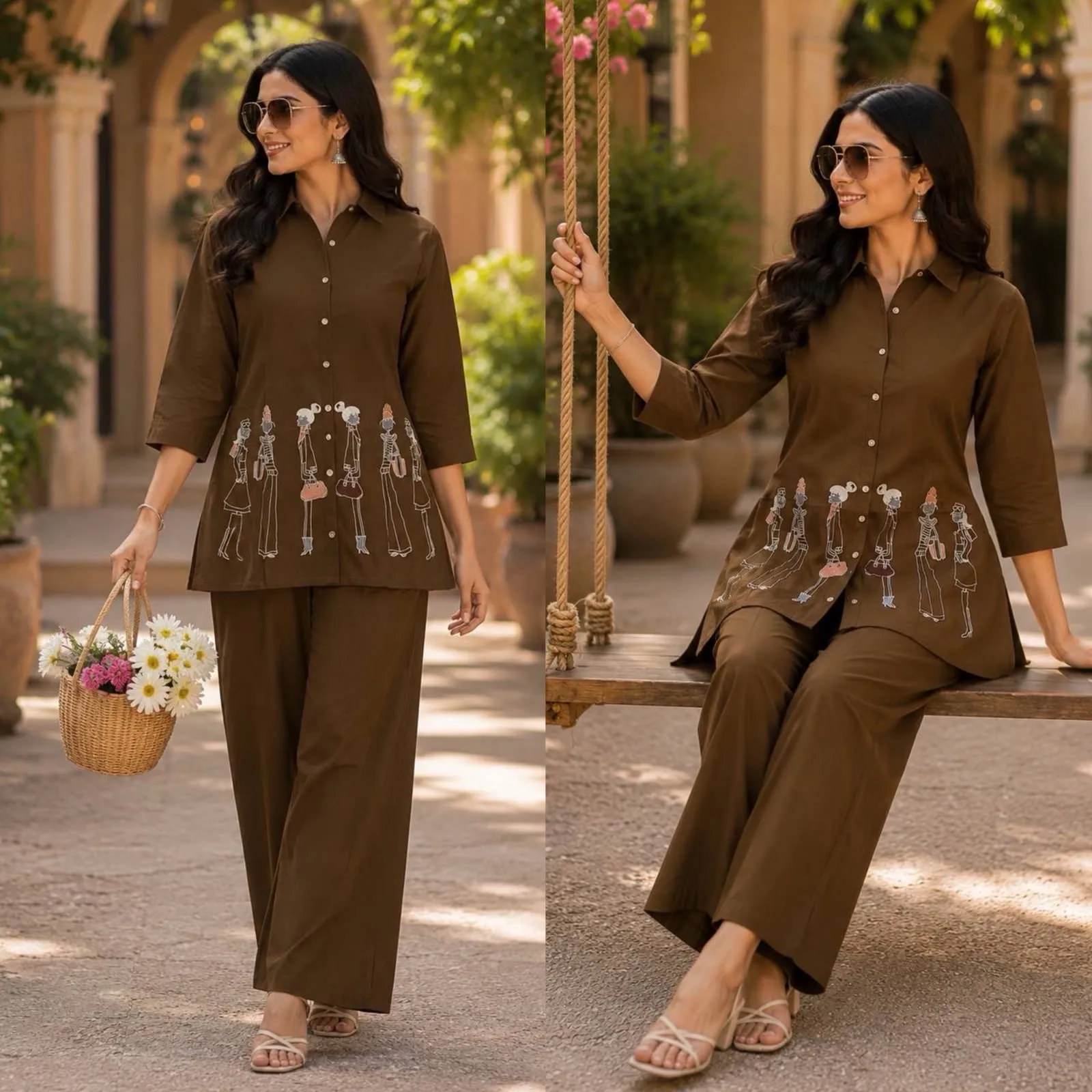 FVD Taj Vol 2 Dhabu Cotton Kurti Pant Set 2