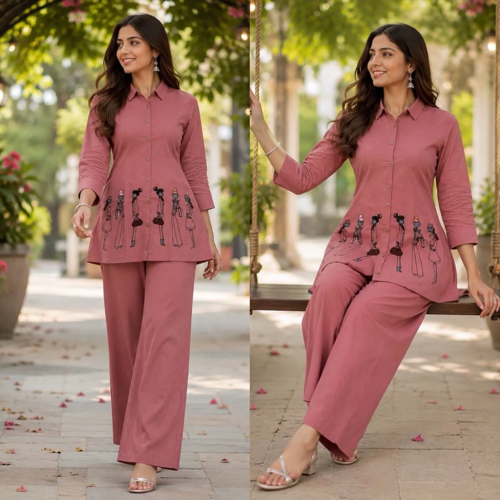 FVD Taj Vol 2 Dhabu Cotton Kurti Pant Set 3