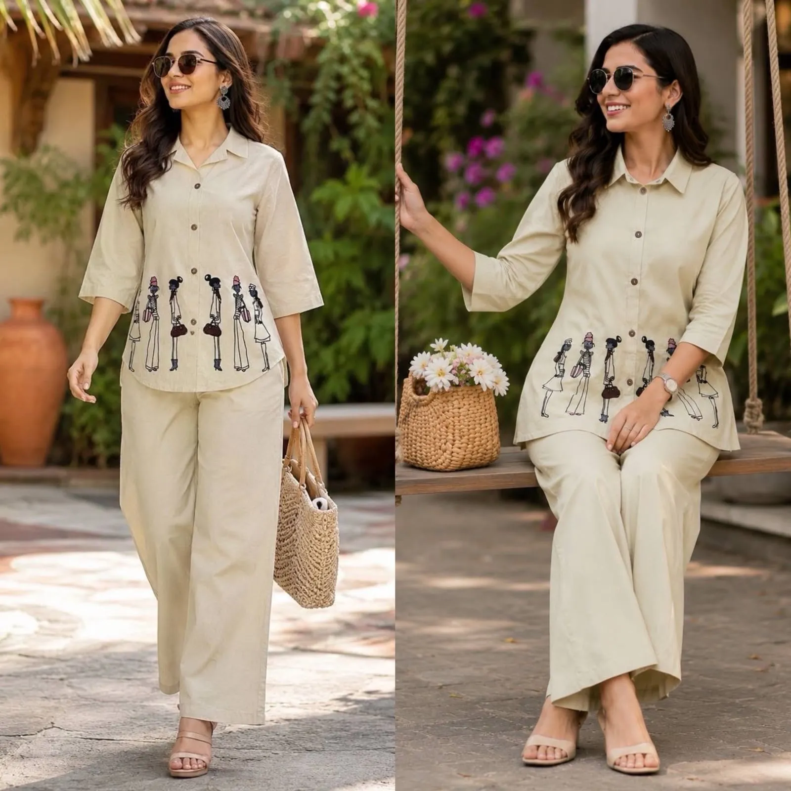 FVD Taj Vol 2 Dhabu Cotton Kurti Pant Set 4