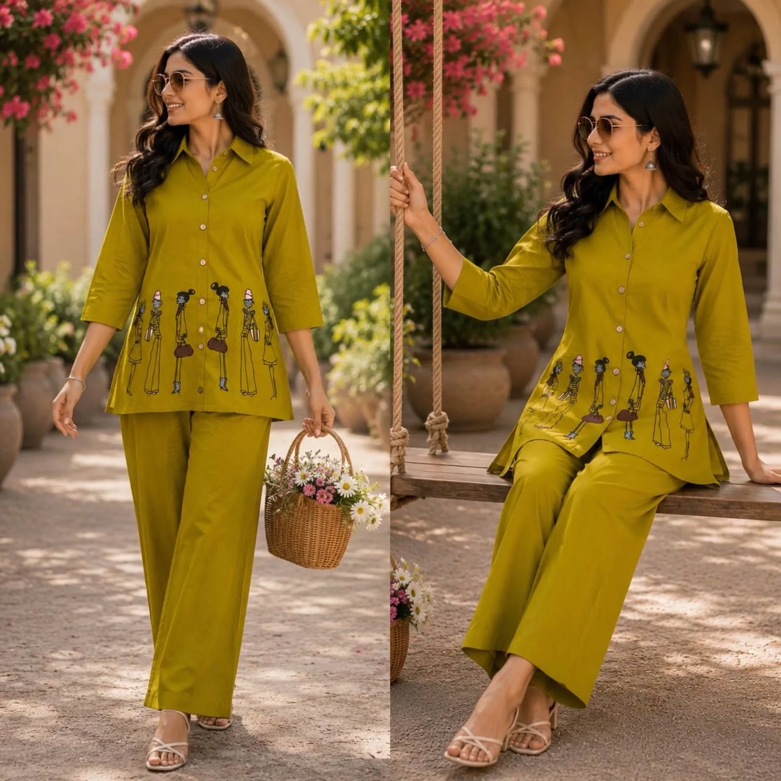 FVD Taj Vol 2 Dhabu Cotton Kurti Pant Set 6