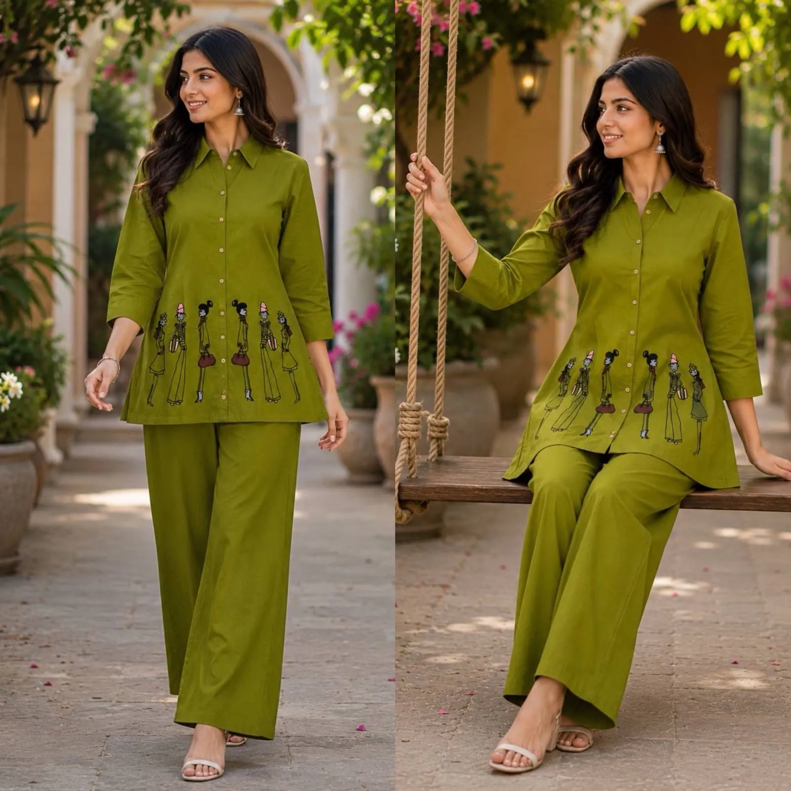 FVD Taj Vol 2 Dhabu Cotton Kurti Pant Set 7