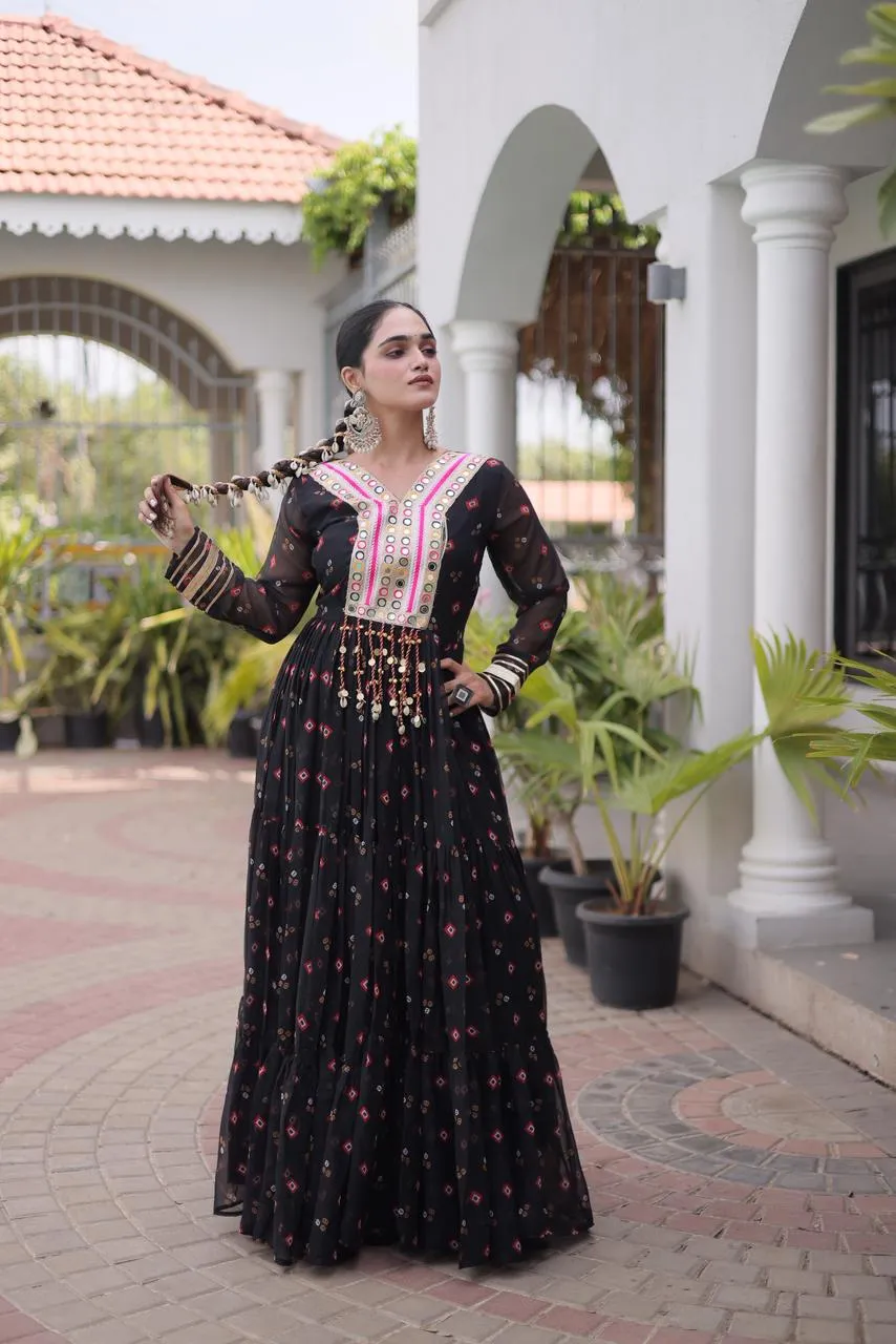 KA 1265 Laheriya Gown Design 2894