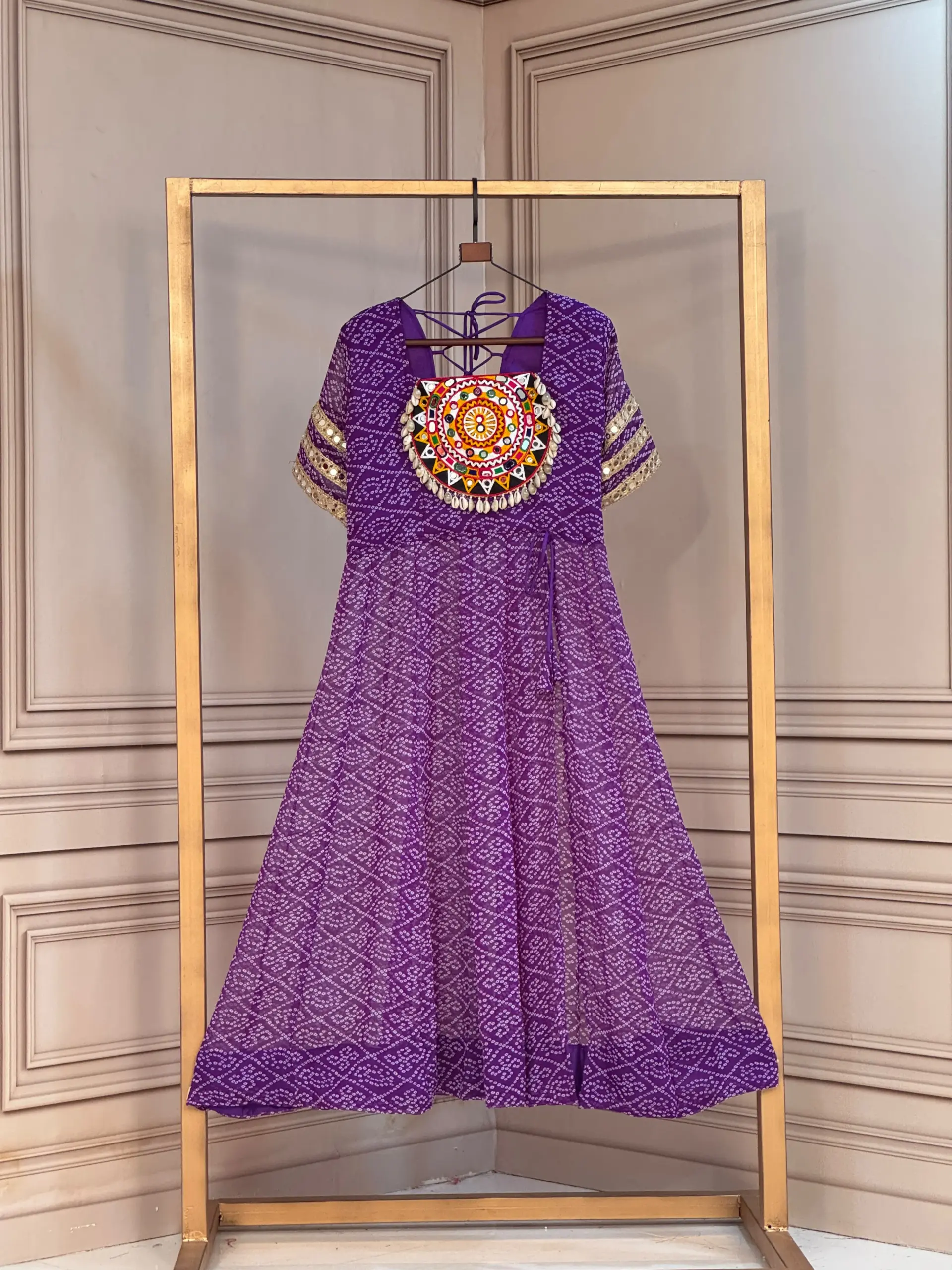 KA 1266 Bandhani Kurtis 5
