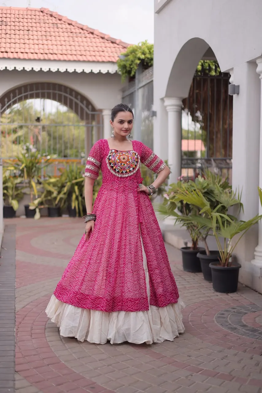 KA 1266 Bandhani Lehenga Choli 4