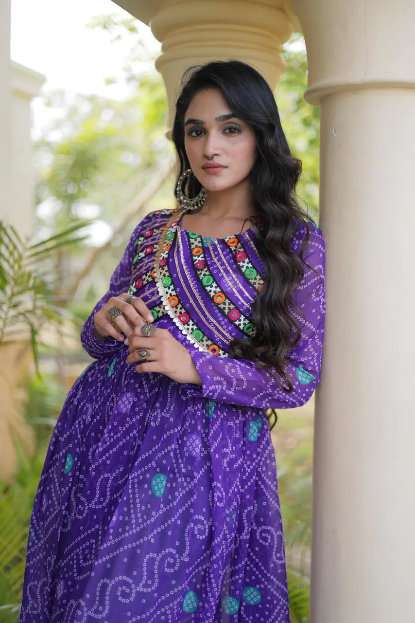 KA 1272 Bandhani Kurtis Design 2765
