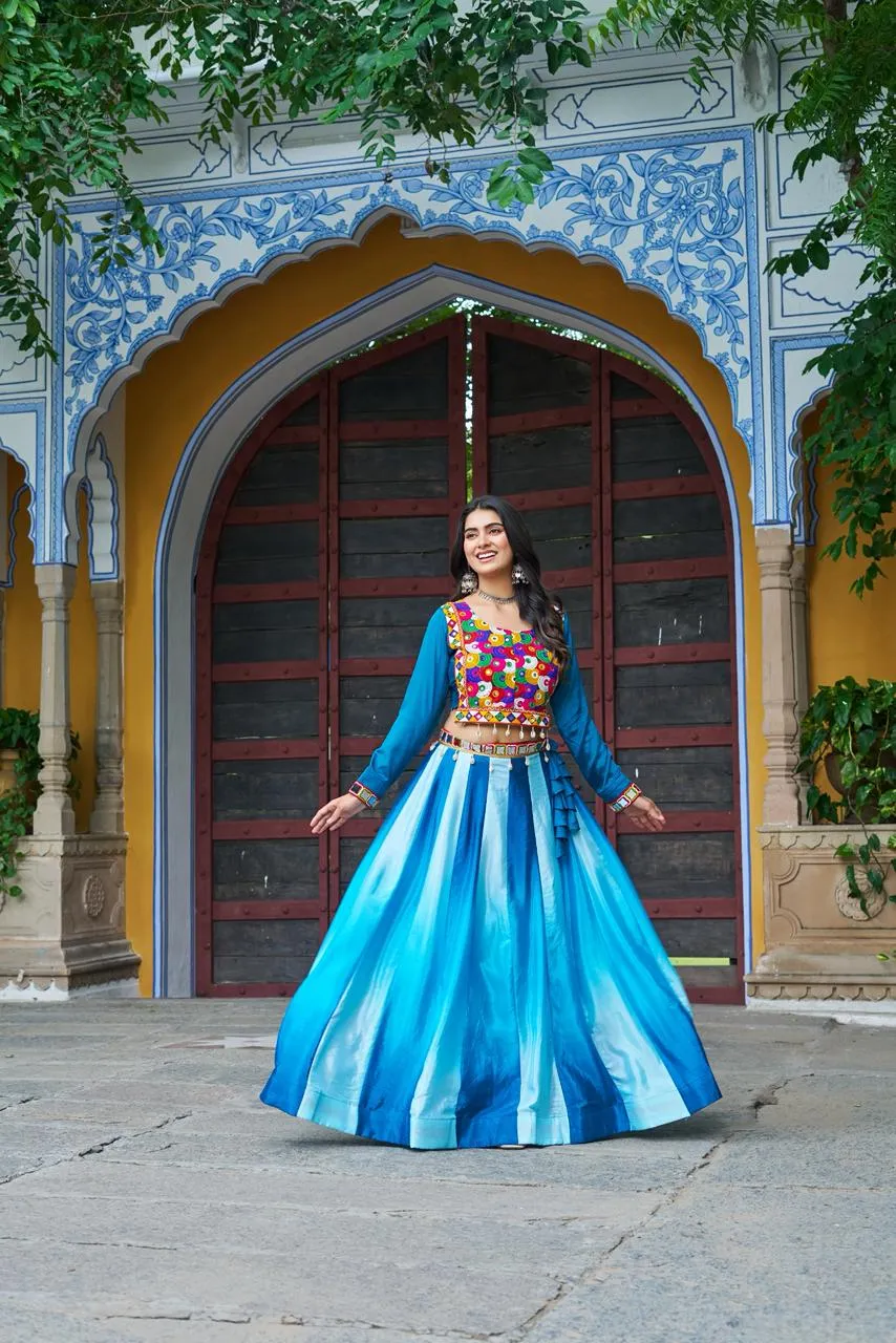 KA 5045 Chinnon Pedding Lehenga Choli 5