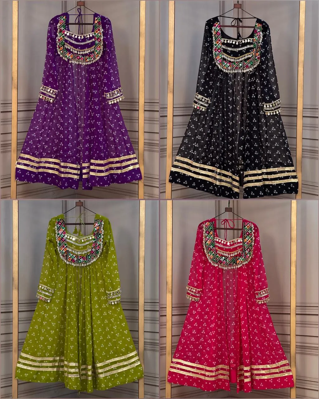 KA 5081 Bandhni Kurtis 2