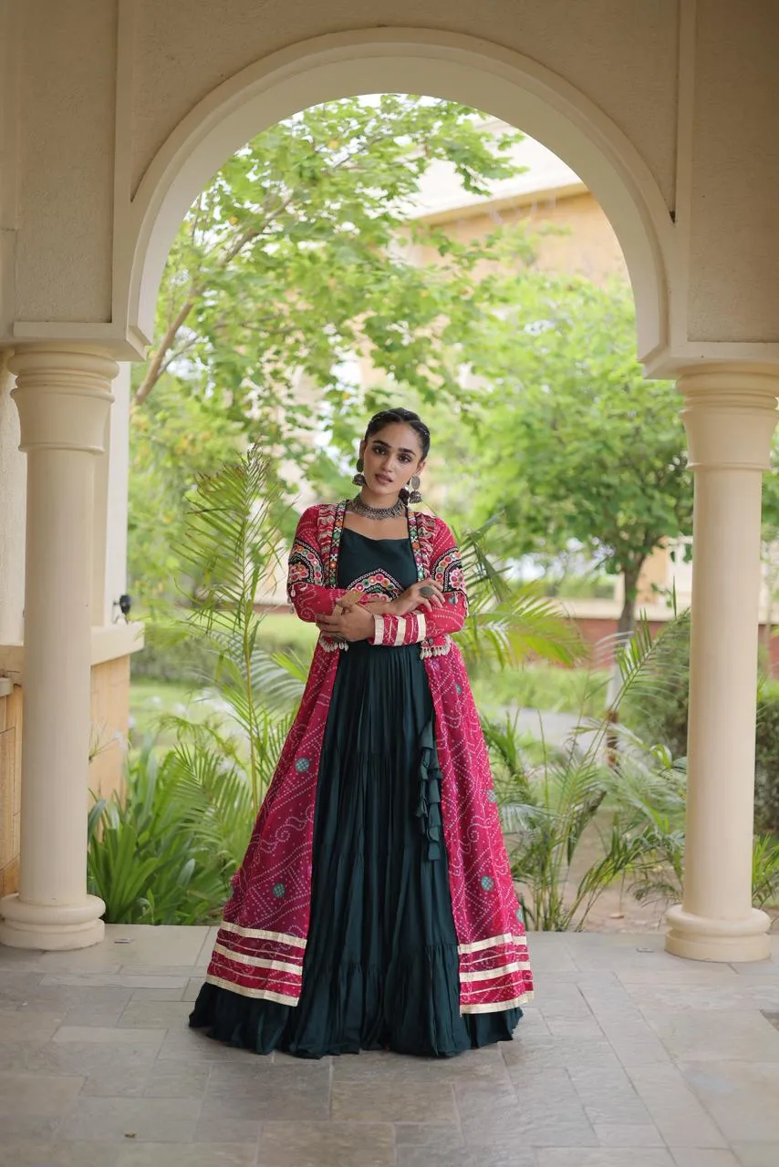 KA 5083 Rayon Lehenga Choli 4