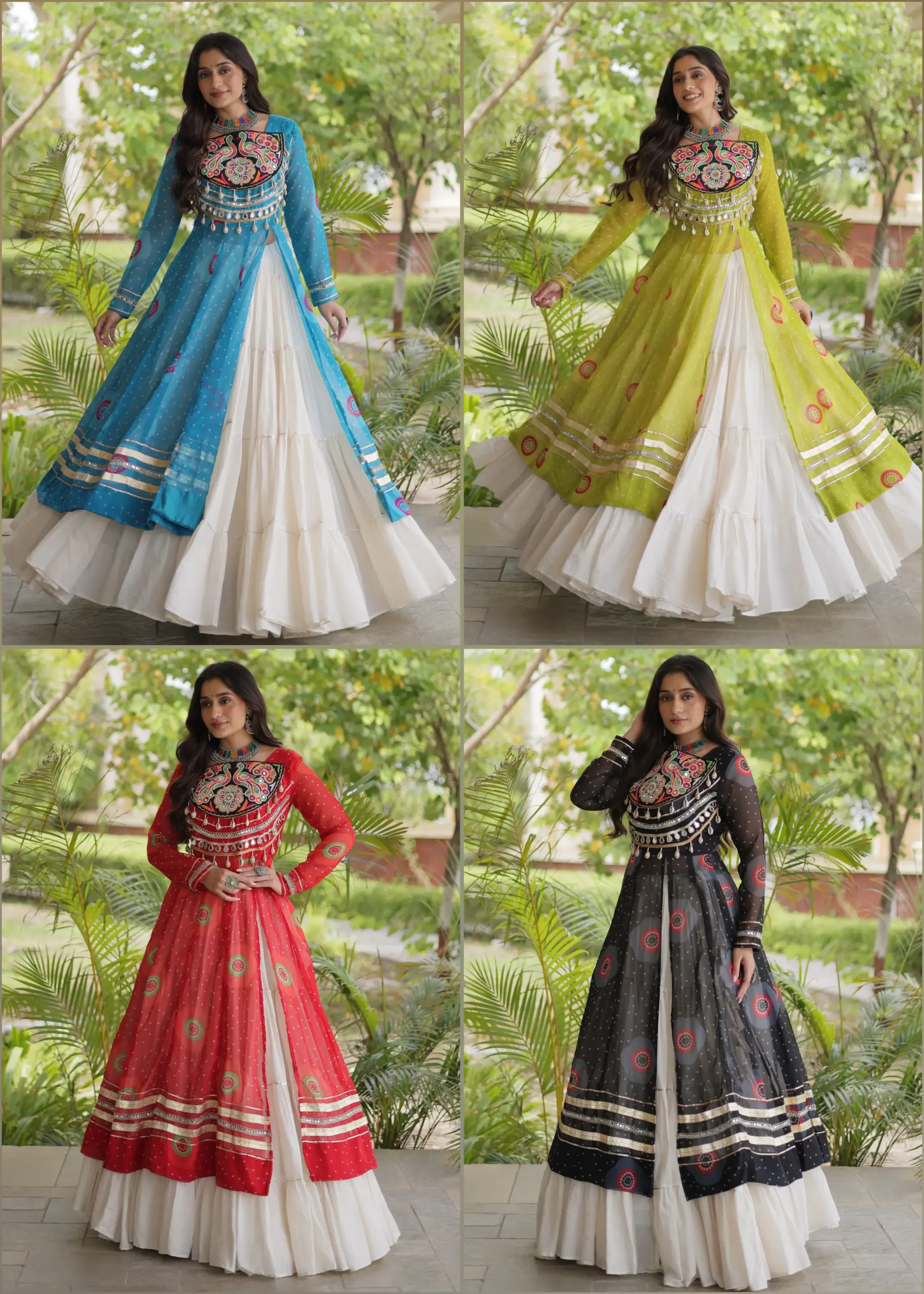 KA 5085 Bandhani Lehenga Choli 3