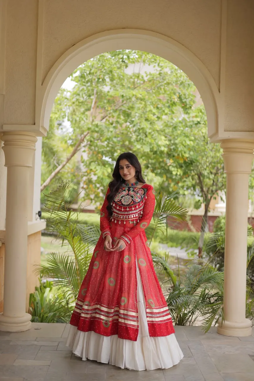KA 5085 Bandhani Lehenga Choli 4