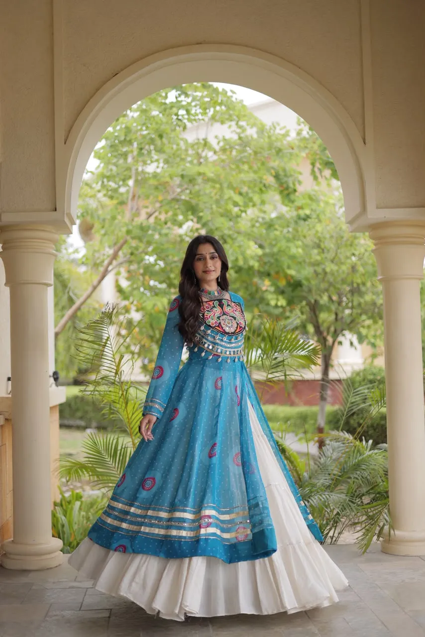 KA 5085 Bandhani Lehenga Choli 5