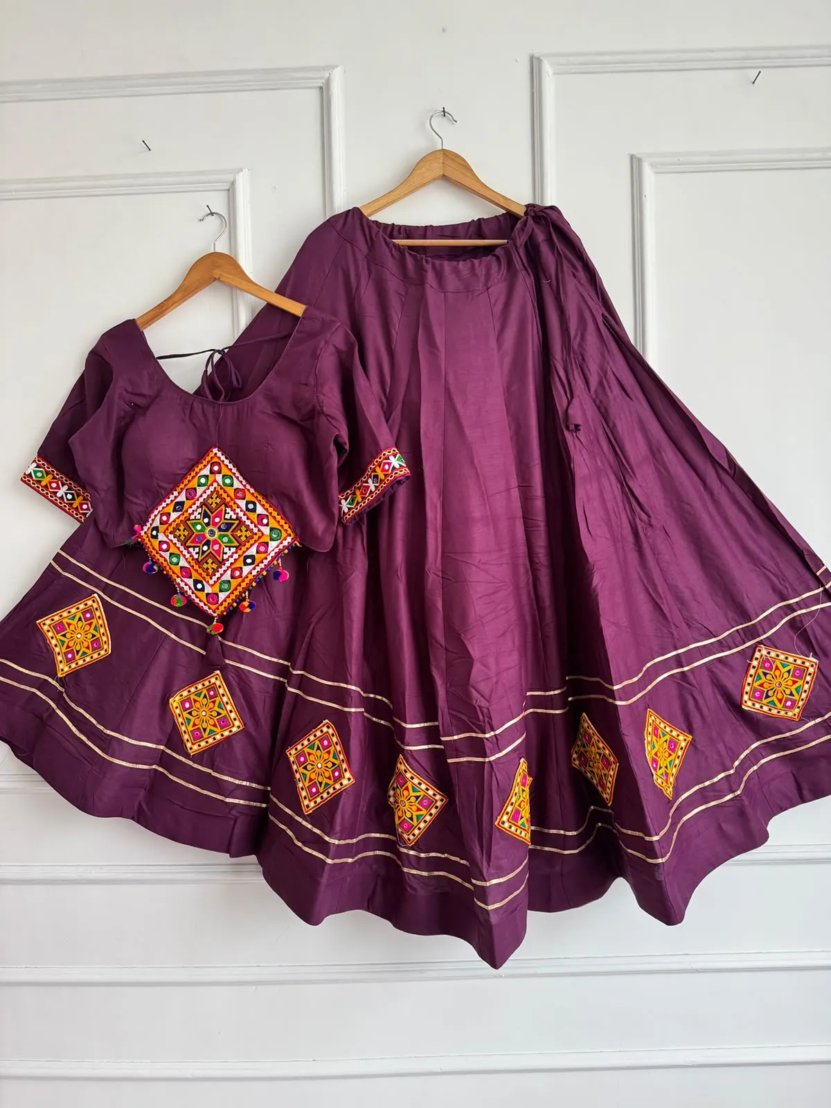 Kutchi Chaniyacholi Reyon Cotton Lehenga Choli 6