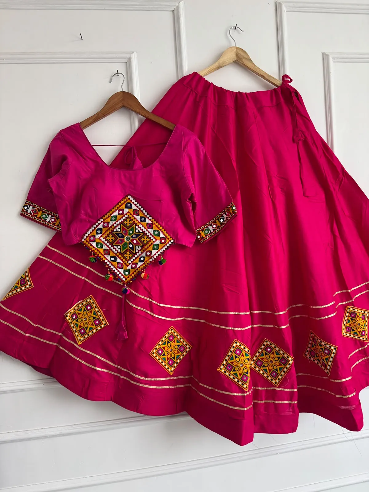 Kutchi Chaniyacholi Reyon Cotton Lehenga Choli 9