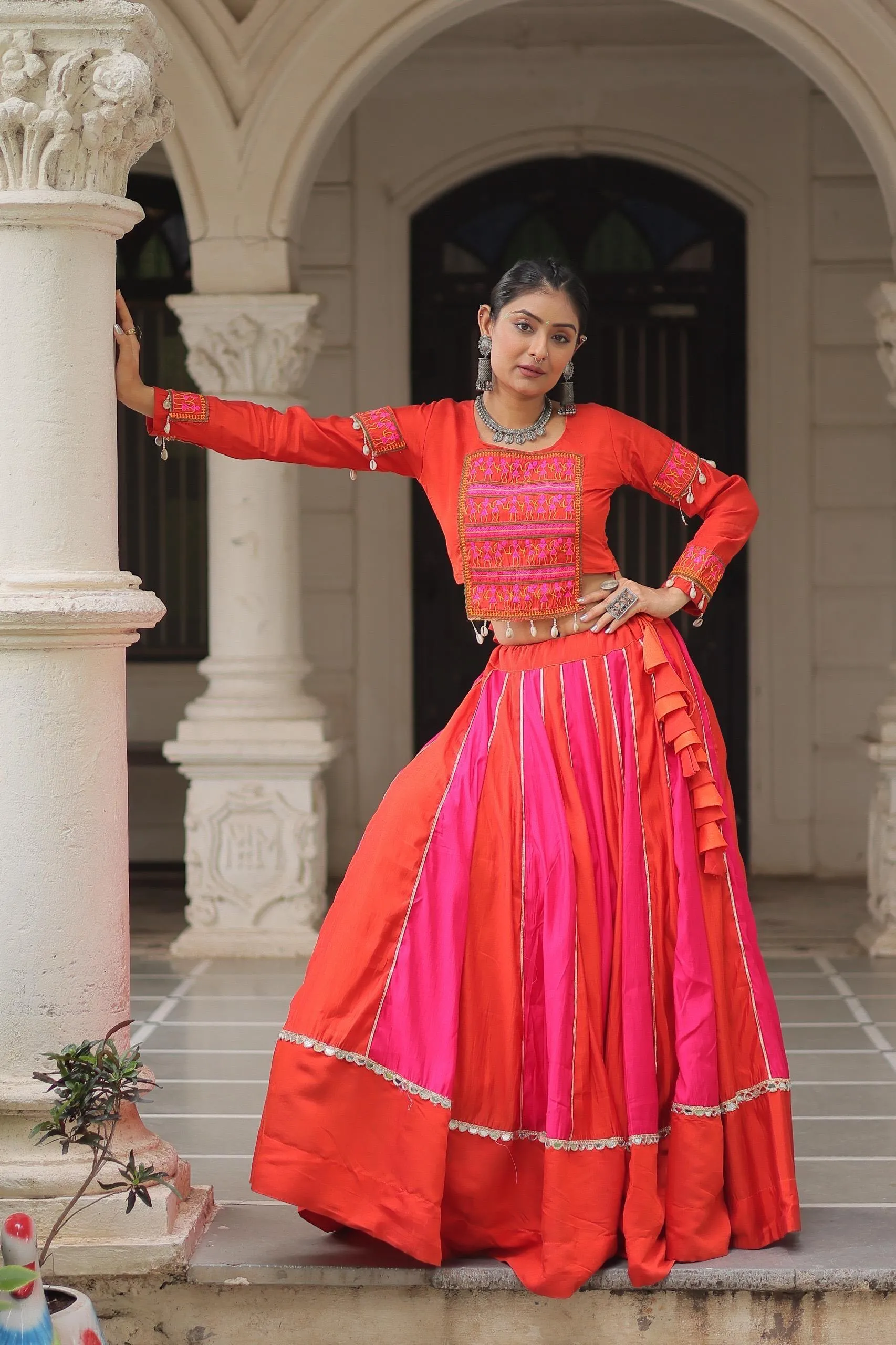 LW 7139 Roman Lehenga Choli 1