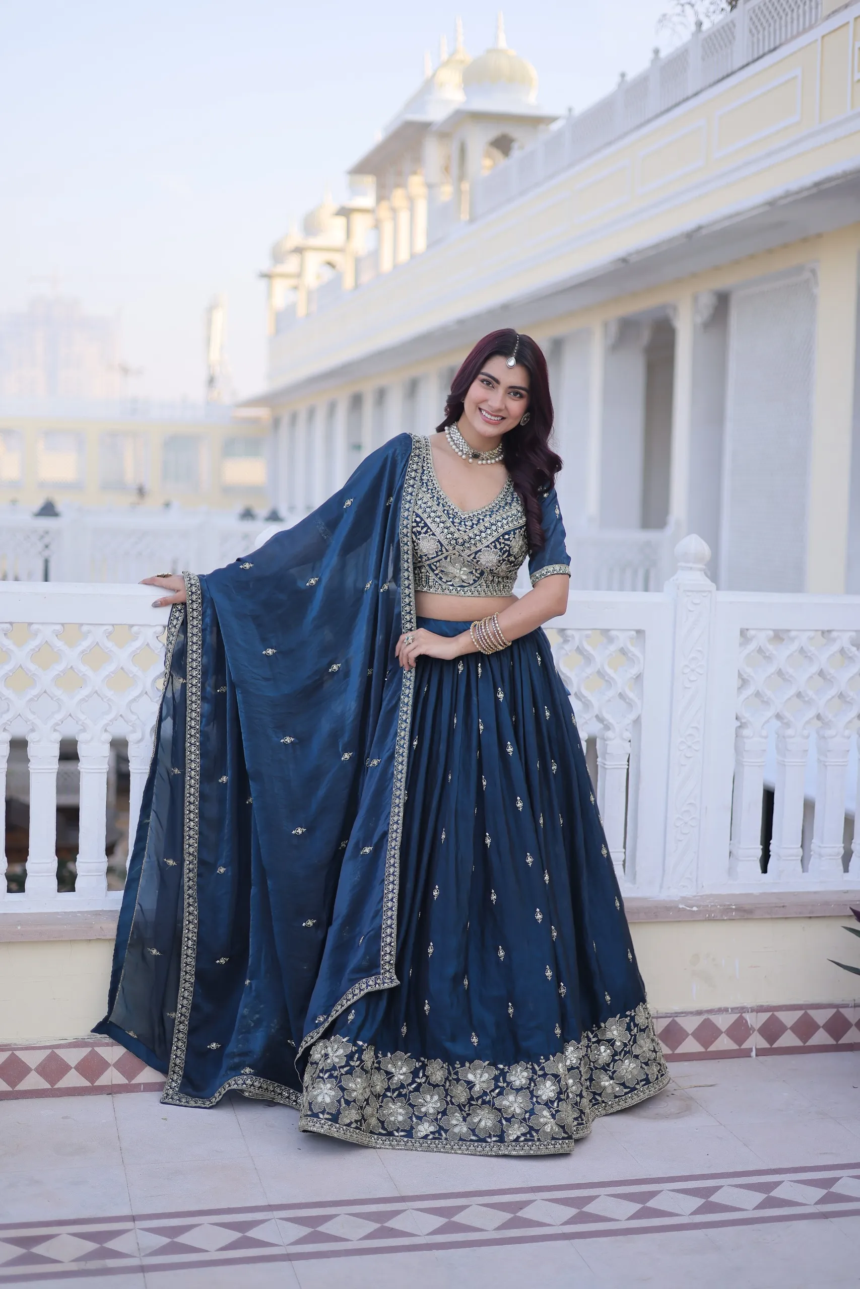 LW 7159 Fendy Silk Lehenga Choli 1