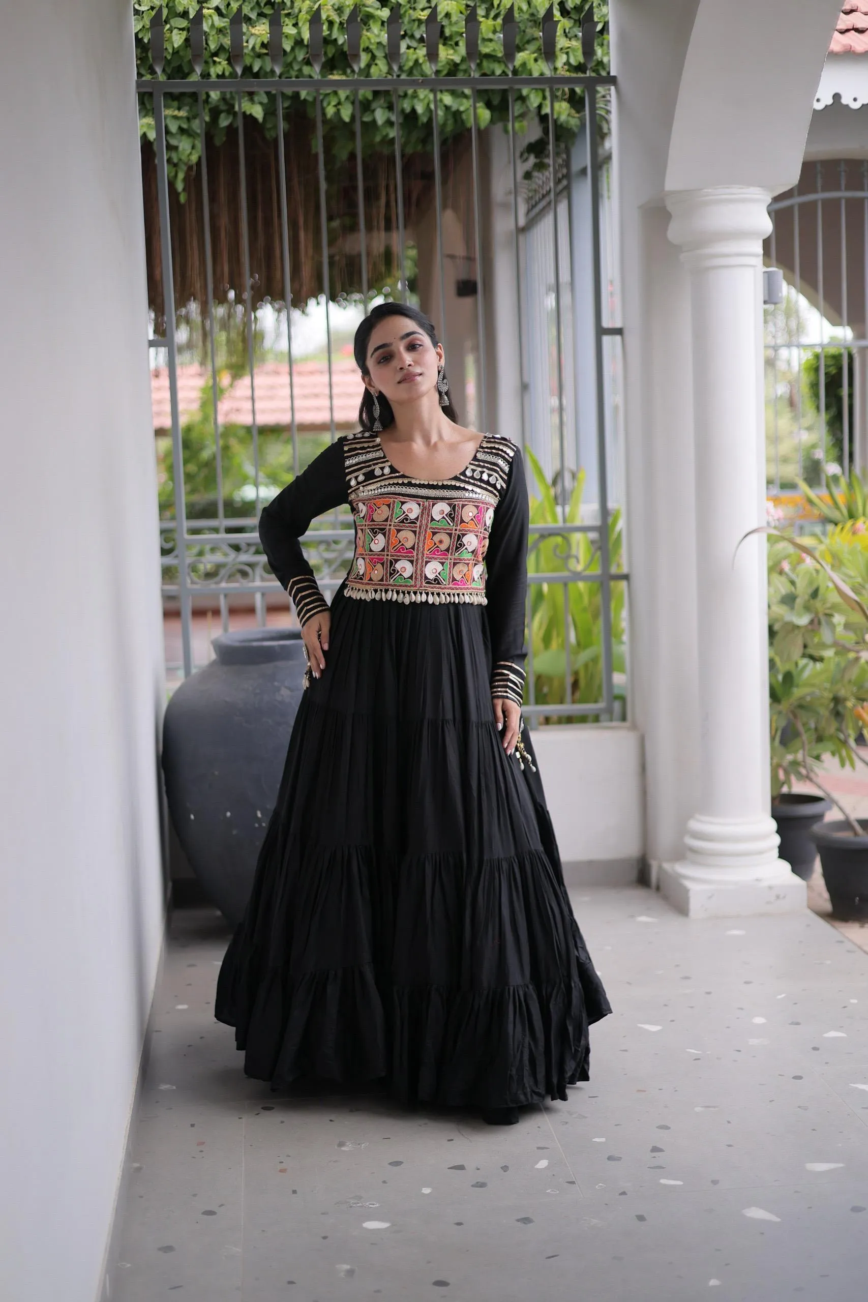 LW 9344 Maroon 14 Kg Reyon Gown Design 2895 3