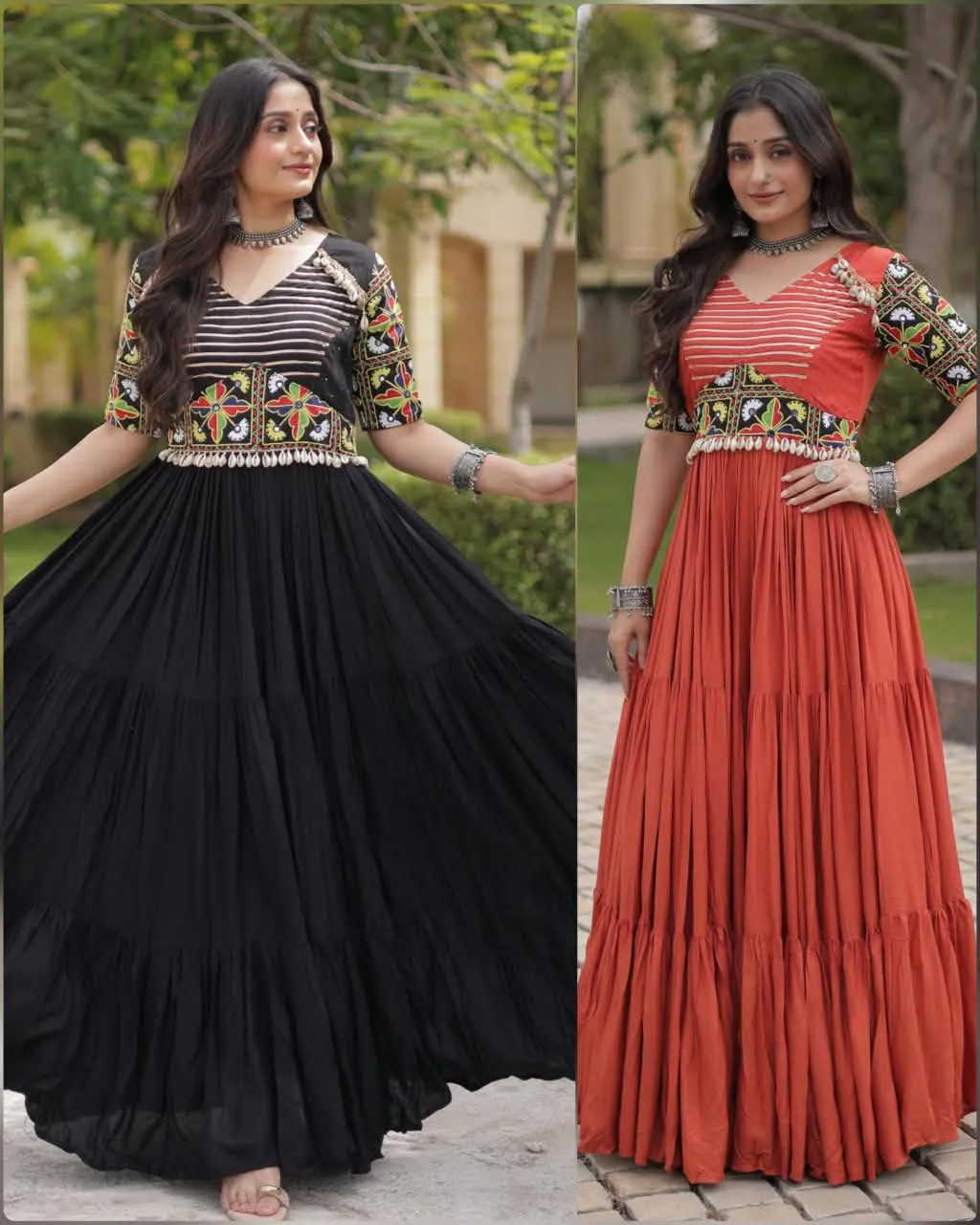 LW 9354 Black 14 Kg Reyon Gown 3