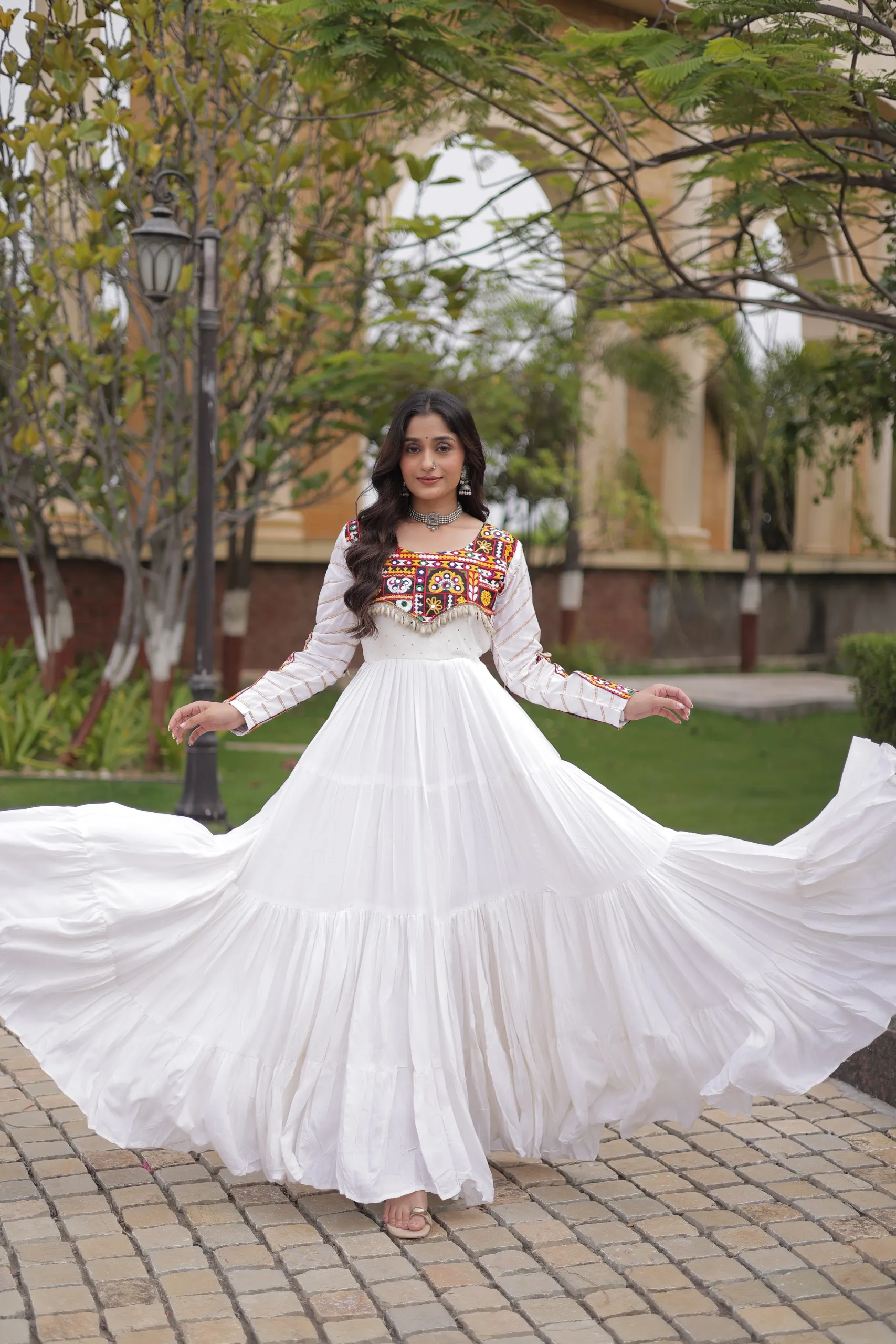 LW 9355 Maroon Reyon Gown 2