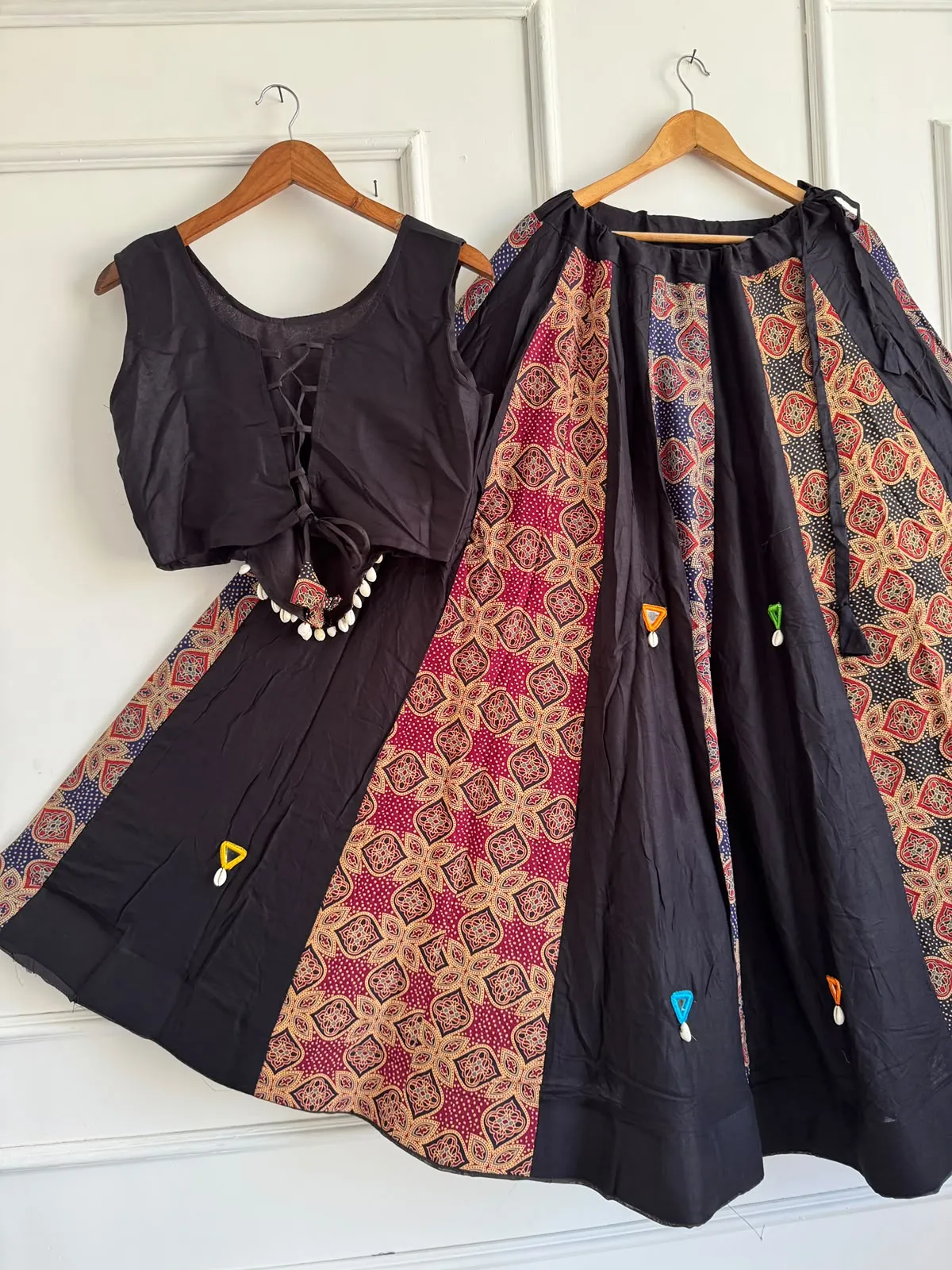 Navratri Ajrakh Cotton Design 2866 2