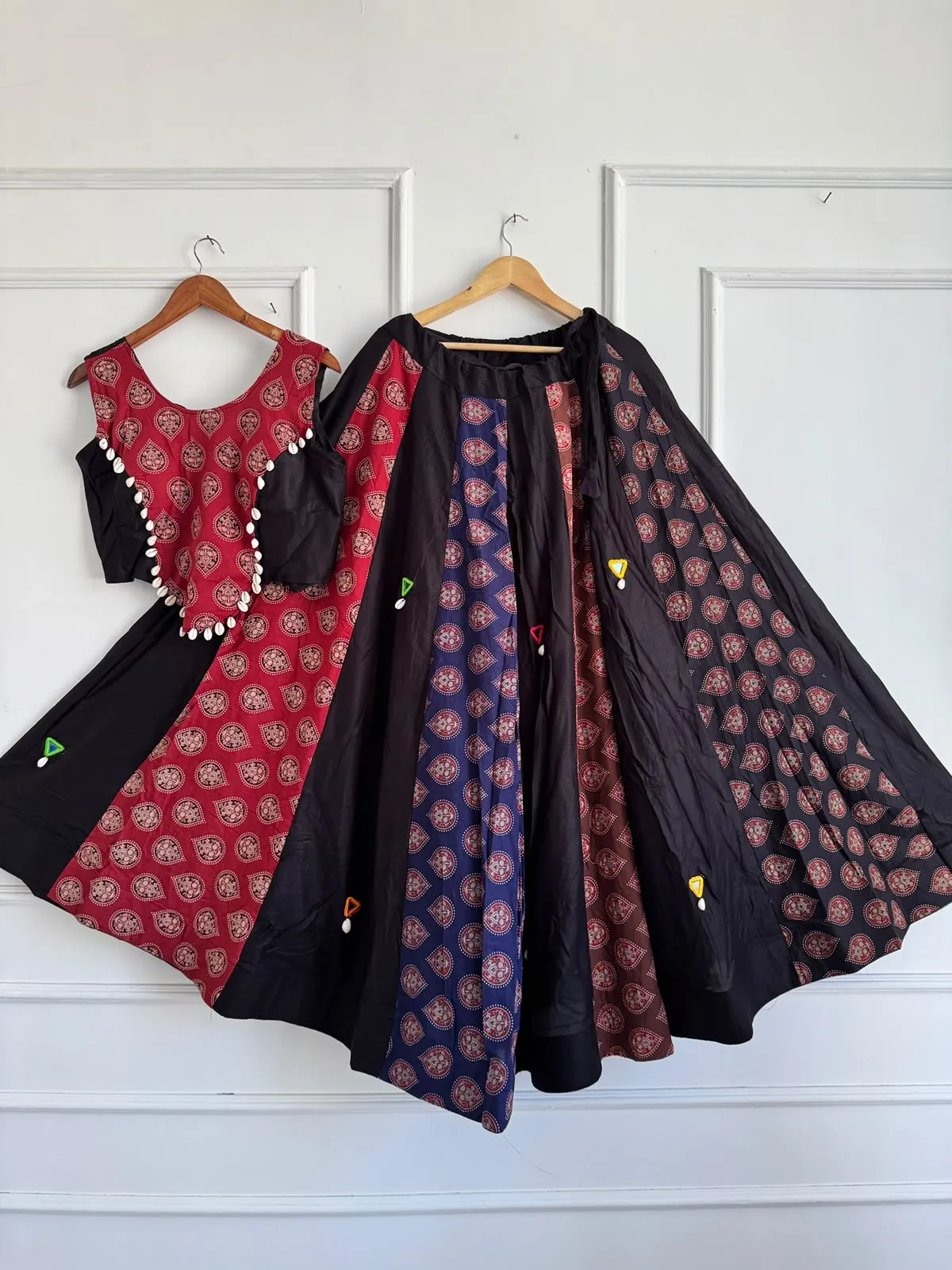 Navratri Ajrakh Cotton Design 2866 5