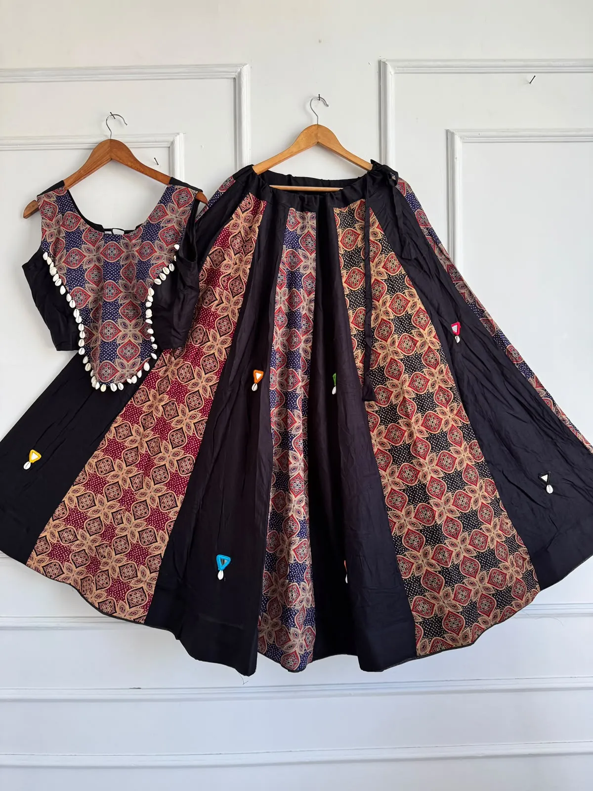 Navratri Ajrakh Cotton Design 2866 6
