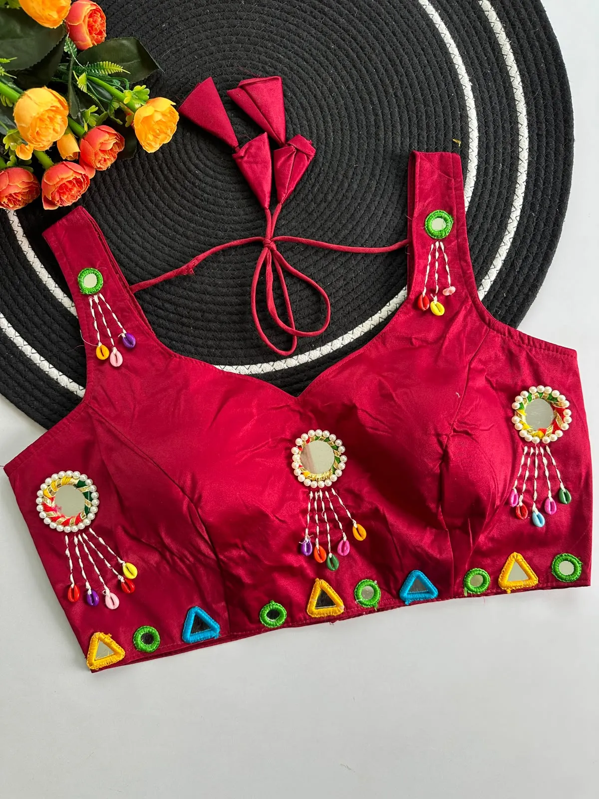 Ruhi Bangles Pure Raw Silk Blouse 13