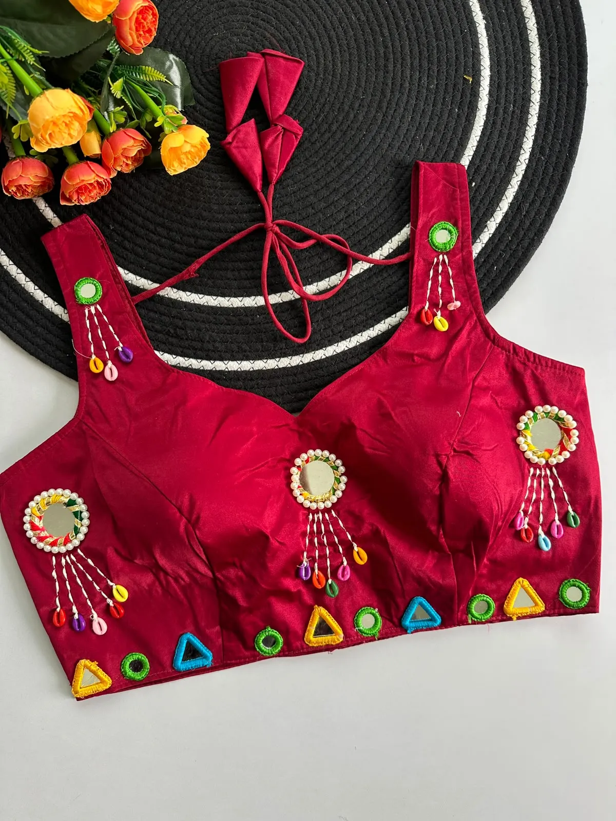 Ruhi Bangles Pure Raw Silk Blouse 14