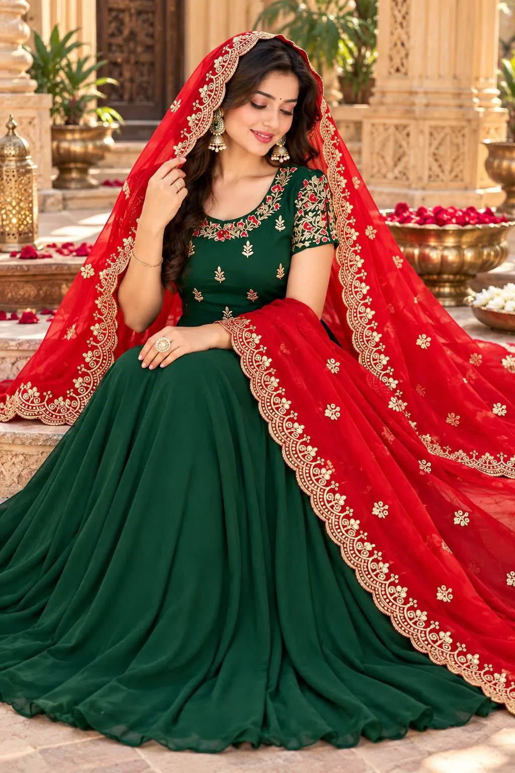 Saanvika Anarkali Xl 42 Soft Georgette Kurtis 2