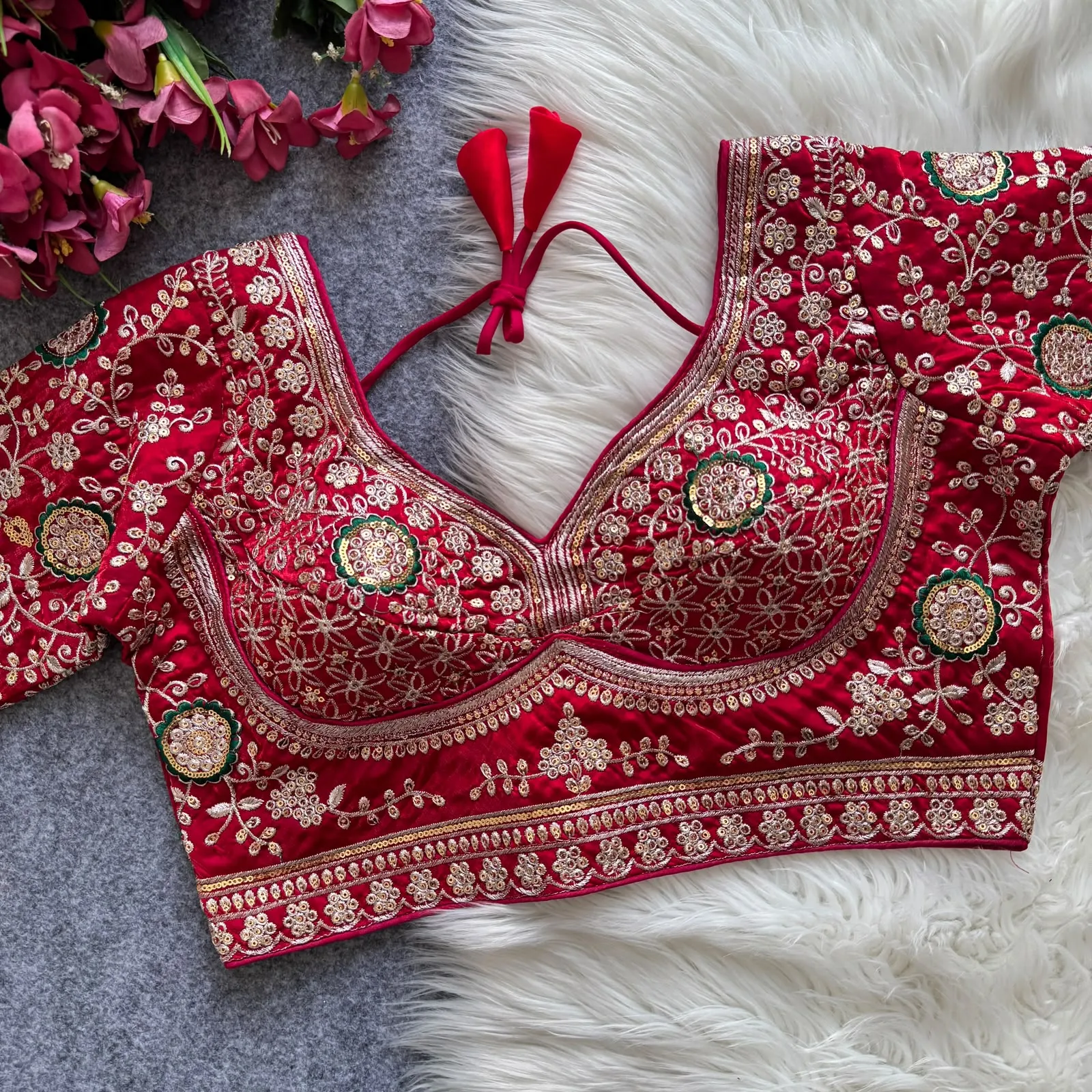Shivani Pure Space Silk Blouse 4