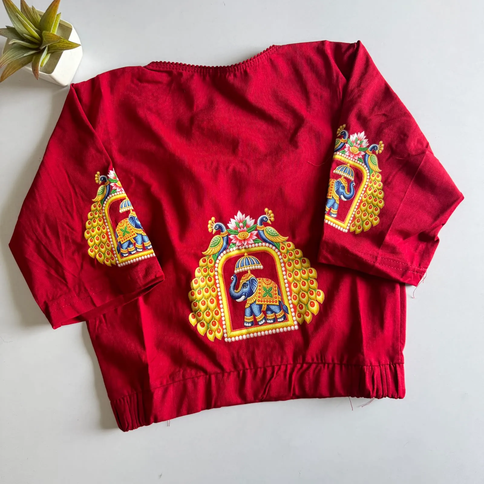 South Spical Stretchable Blouse Pure Lehenga Choli 11