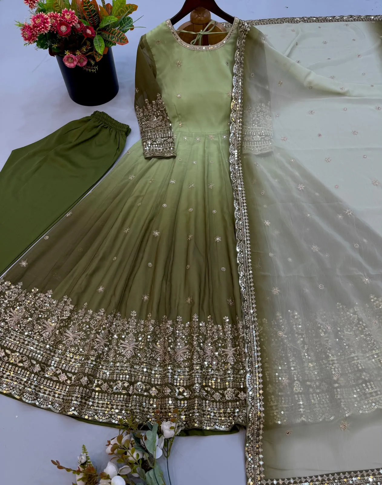 SR 1725 Georgette Readymade Dress 2