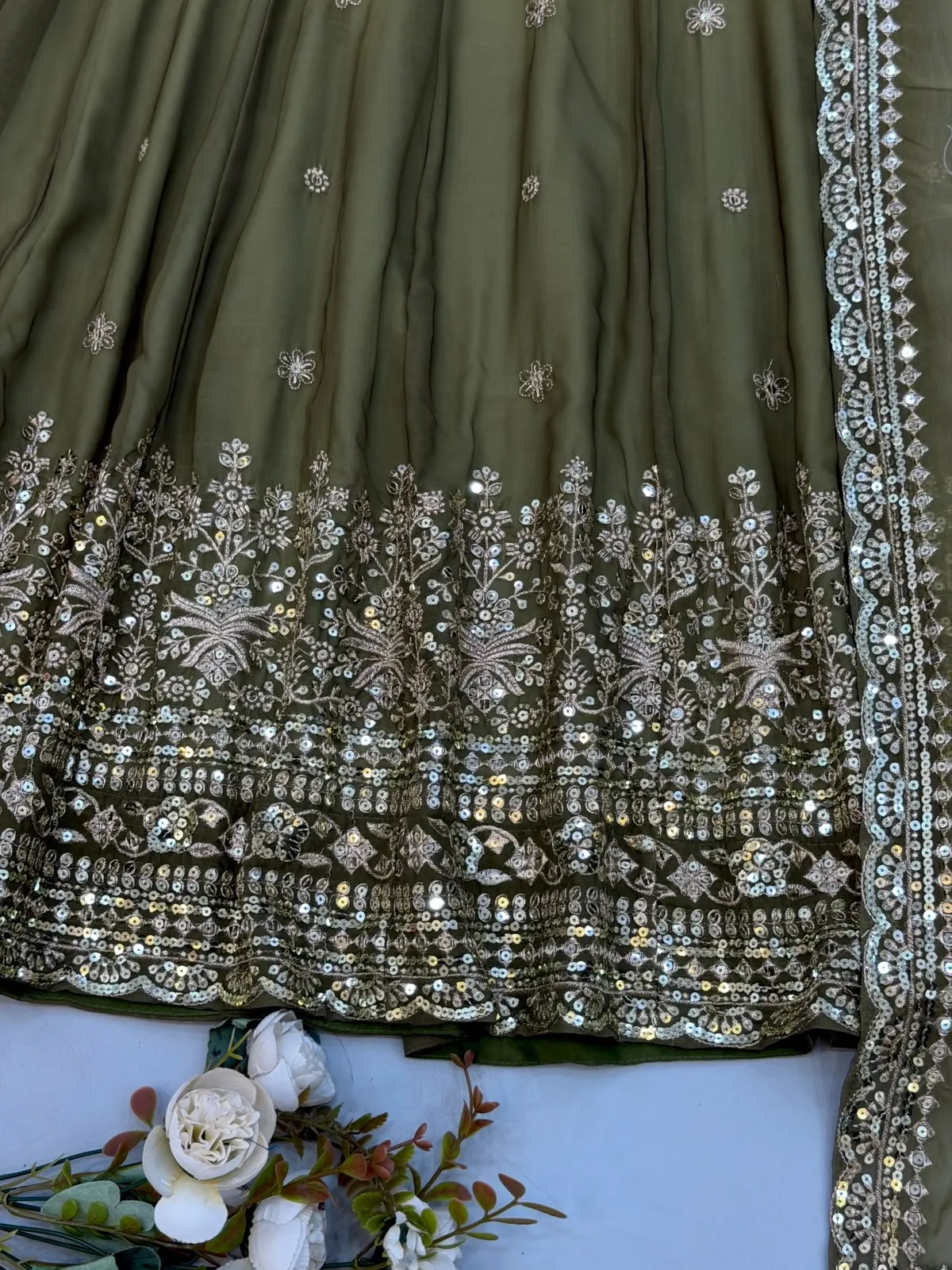 SR 1725 Georgette Readymade Dress 4