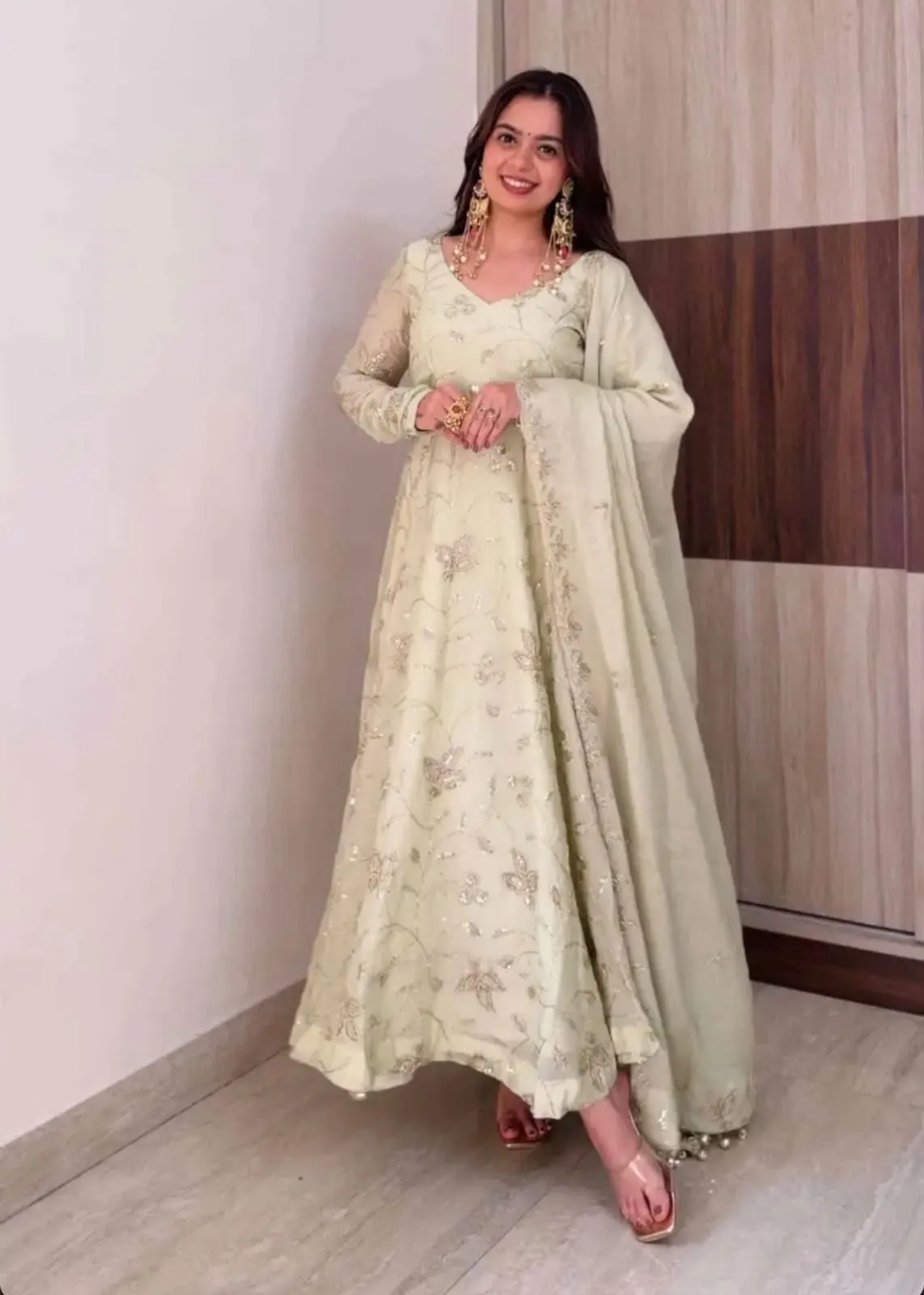 SRK 5374 Fendy Silk Readymade Dress 2