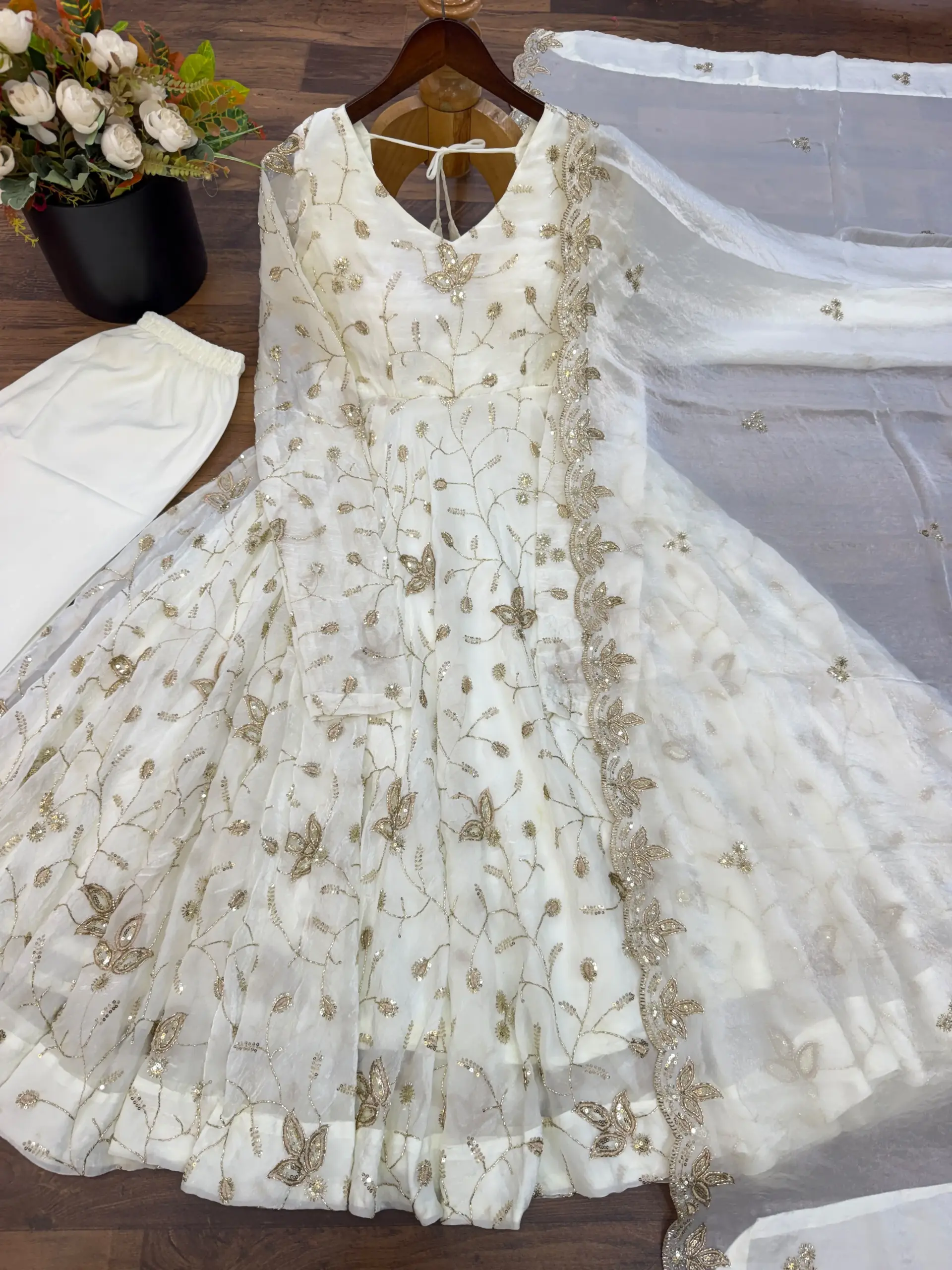 SRK 5374 Fendy Silk Readymade Dress 3
