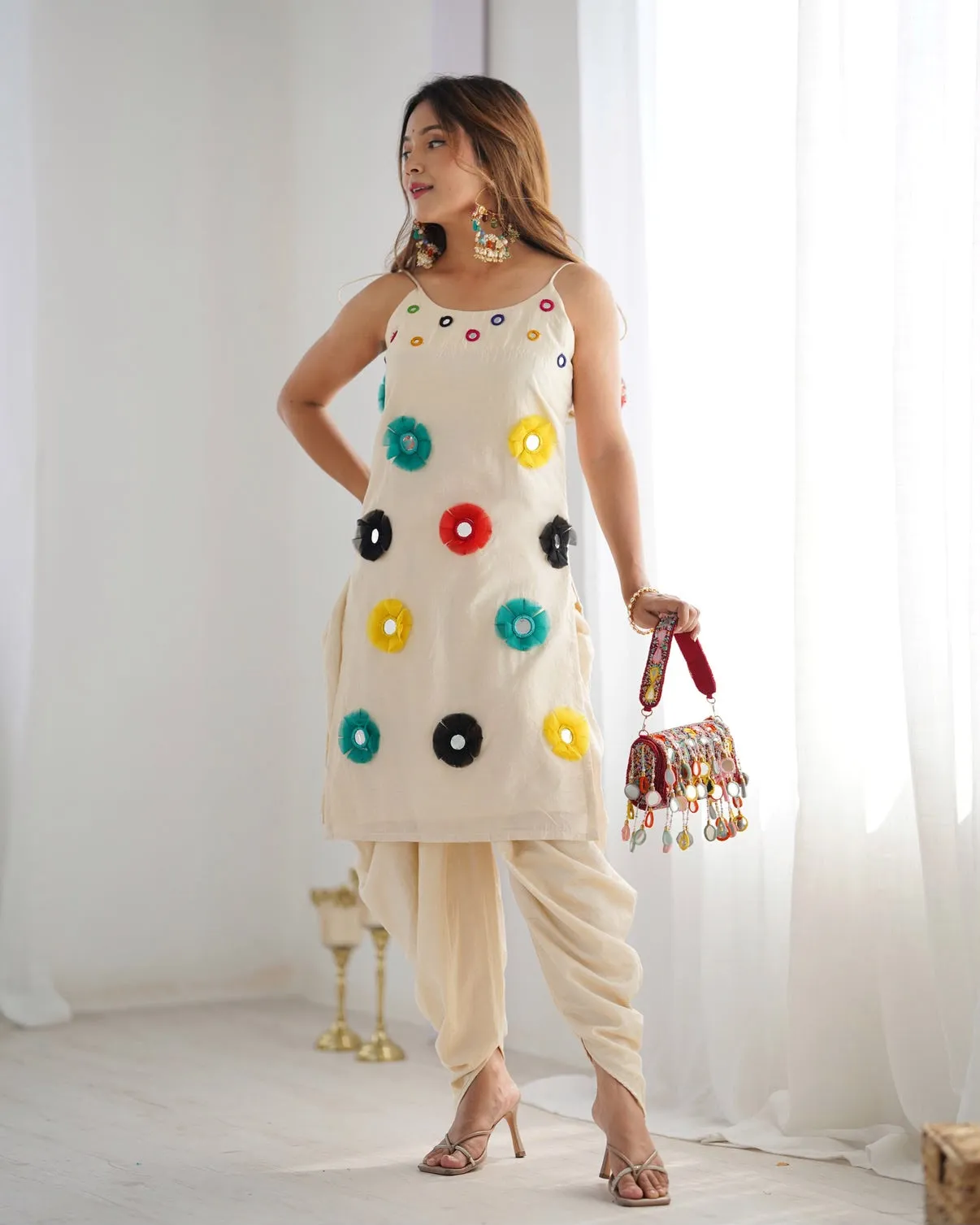 ZSR 3139 Khadi Cotton Readymade Dress 3