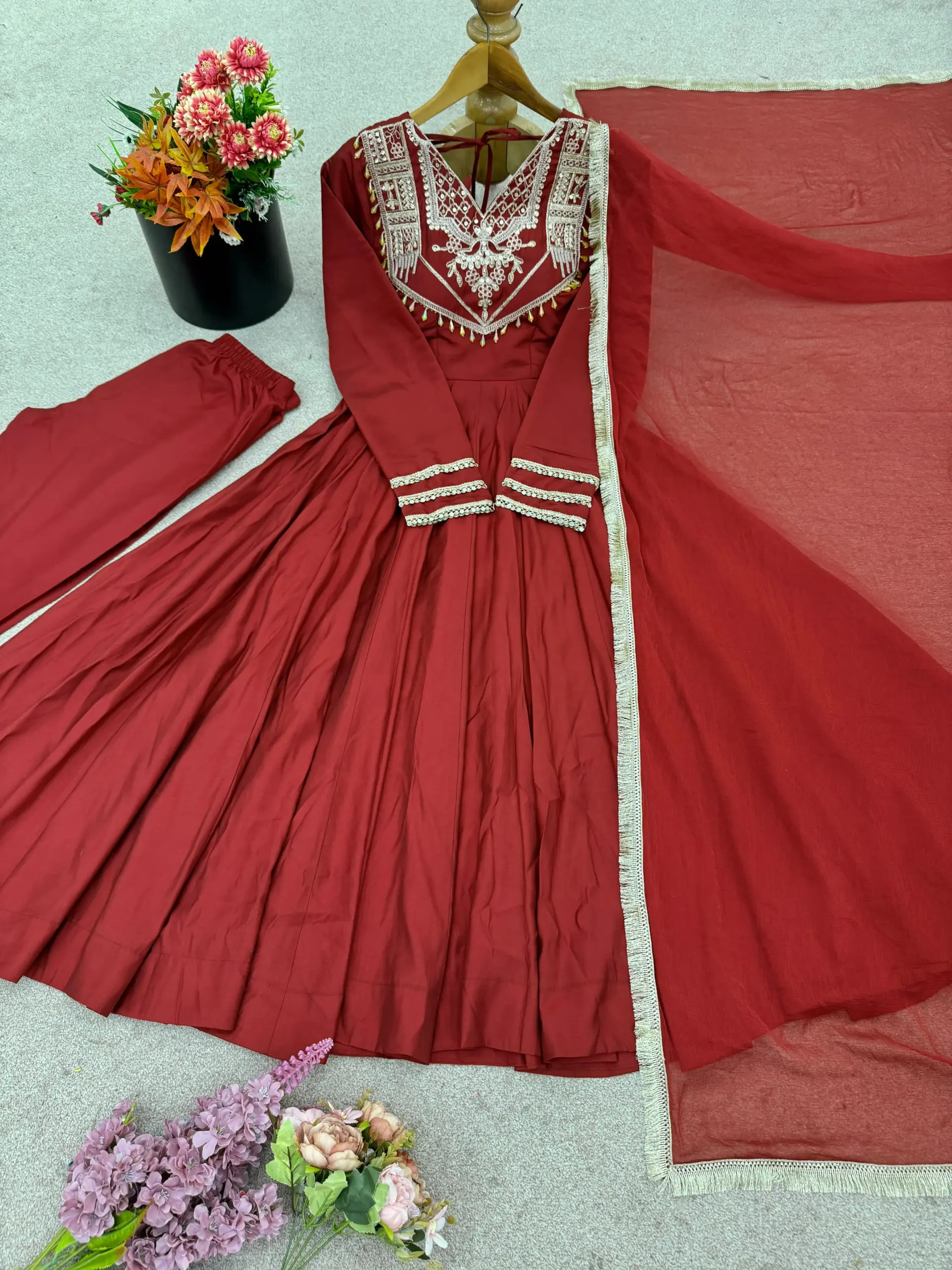 ZSR 3149 Roman Silk Gown 5